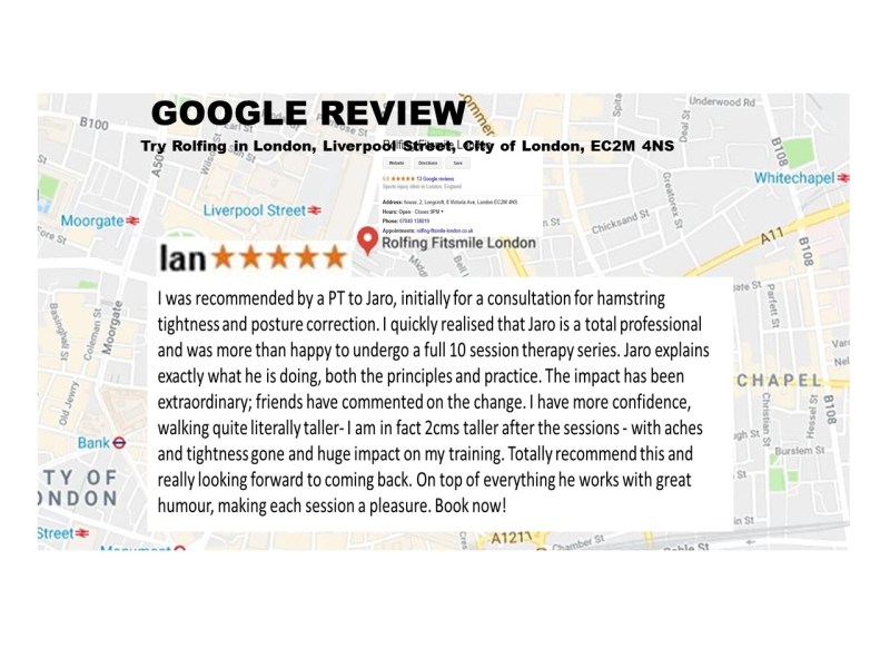 posture correction, rolfing structural integration recommendation, rolfing london, rolfing uk, rolfing in the city